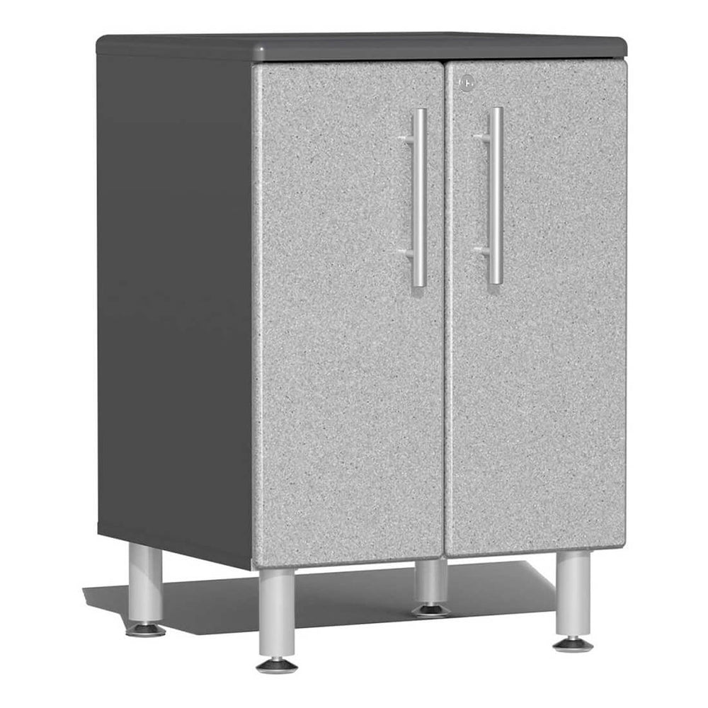 Ulti-MATE Garage 2-Door Base Cabinet in Stardust Silver Metallic | Garage Giant