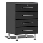 Ulti-MATE Garage 4-Drawer Base Cabinet in Midnight Black Metallic | Garage Giant 
