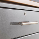 Ulti-MATE Garage 4-Drawer Base Cabinet in Starfire White Metallic 