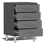 Ulti-MATE Garage 4-Drawer Base Cabinet in Graphite Grey Metallic 