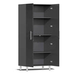 Ulti-MATE Garage 2-Door Tall Cabinet in Midnight Black Metallic (12-Pack) 