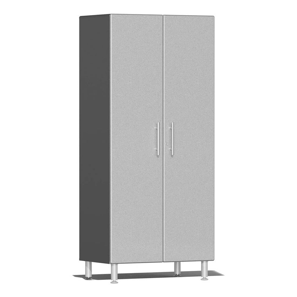 Ulti-MATE Garage 2-Door Tall Cabinet in Stardust Silver Metallic | Garage Giant