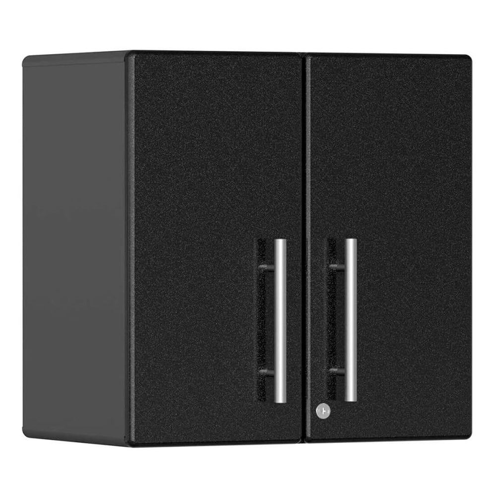 Ulti-MATE Garage 2-Door Wall Cabinet in Midnight Black Metallic | Garage Giant