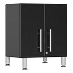 Ulti-MATE Garage 2-Door Multi-Purpose Base Cabinet in Midnight Black Metallic | Garage Giant 
