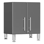 Ulti-MATE Garage 2-Door Multi-Purpose Base Cabinet in Graphite Grey Metallic | Garage Giant 