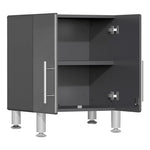 Ulti-MATE Garage 2-Door Multi-Purpose Base Cabinet in Graphite Grey Metallic 