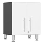 Ulti-MATE Garage 2-Door Multi-Purpose Base Cabinet in Starfire White Metallic | Garage Giant 
