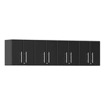 Ulti-MATE Garage 2-Door Wall Cabinet in Midnight Black Metallic (4-Pack) | Garage Giant 