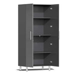 Ulti-MATE Garage 9-Piece Cabinet Kit with Channeled Worktop in Graphite Grey Metallic-UG22091G-Garage Giant 