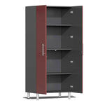 Ulti-MATE Garage 9-Piece Cabinet Kit with Channeled Worktop in Ruby Red Metallic-UG22091R-Garage Giant 