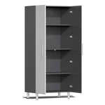 Ulti-MATE Garage 9-Piece Cabinet Kit with Channeled Worktop in Stardust Silver Metallic-UG22091S-Garage Giant 
