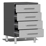 Ulti-MATE Garage 9-Piece Cabinet Kit with Channeled Worktop in Stardust Silver Metallic-UG22091S-Garage Giant 