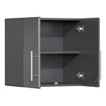 Ulti-MATE Garage 14-Piece Cabinet Kit with Channeled Worktops in Graphite Grey Metallic-UG22141G-Garage Giant 