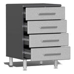 Ulti-MATE Garage 14-Piece Cabinet Kit with Channeled Worktops in Stardust Silver Metallic-UG22141S-Garage Giant 