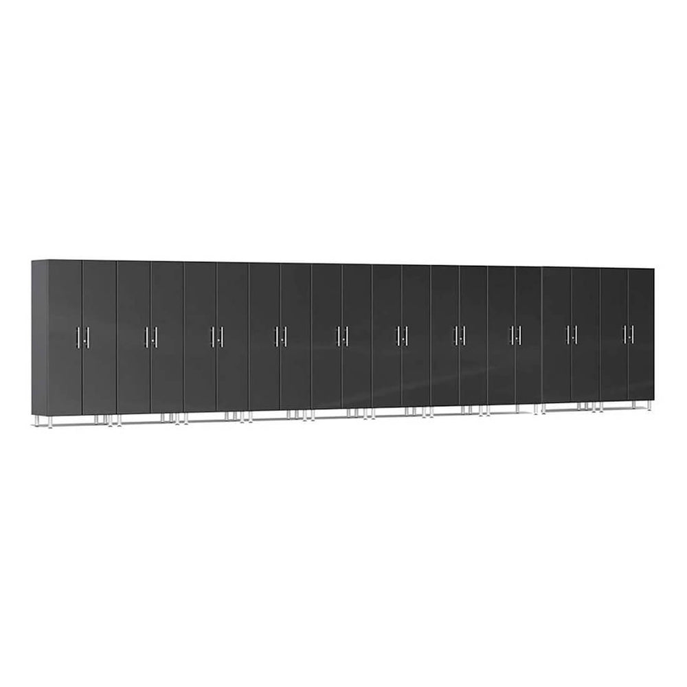 Ulti-MATE Garage 2-Door Tall Cabinet in Midnight Black Metallic (10-Pack) | Garage Giant