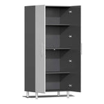 Ulti-MATE Garage 2-Door Tall Cabinet in Stardust Silver Metallic (12-Pack) 
