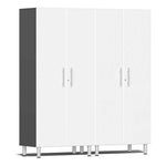 Ulti-MATE Garage 2-Door Tall Cabinet in Starfire White Metallic (2-Pack) | Garage Giant 