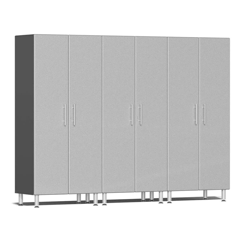 Ulti-MATE Garage 2-Door Tall Cabinet in Stardust Silver Metallic (3-Pack) | Garage Giant