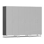Ulti-MATE Garage 2-Door Tall Cabinet in Stardust Silver Metallic (3-Pack) | Garage Giant 