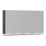 Ulti-MATE Garage 2-Door Tall Cabinet in Stardust Silver Metallic (4-Pack) | Garage Giant 