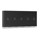 Ulti-MATE Garage 2-Door Tall Cabinet in Midnight Black Metallic (5-Pack) | Garage Giant 