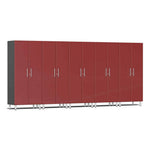 Ulti-MATE Garage 2-Door Tall Cabinet in Ruby Red Metallic (5-Pack) | Garage Giant 