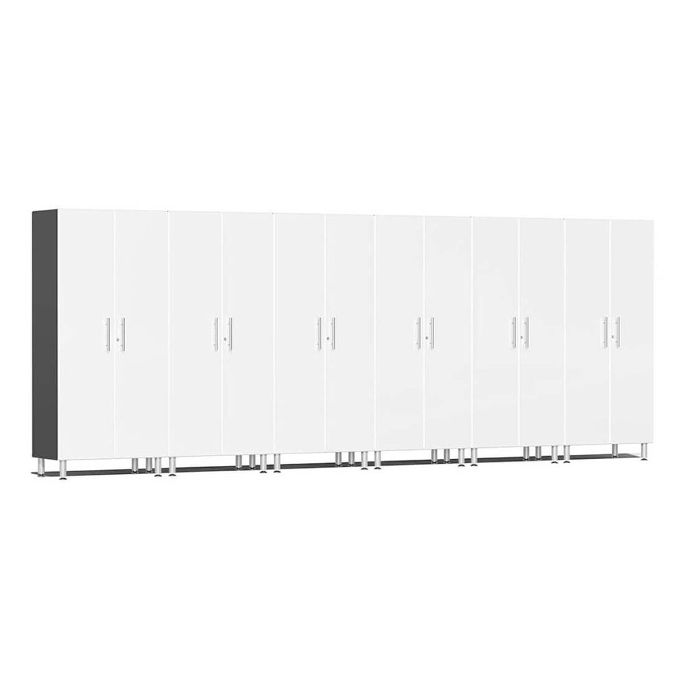 Ulti-MATE Garage 2-Door Tall Cabinet in Starfire White Metallic (6-Pack) | Garage Giant