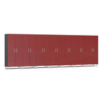 Ulti-MATE Garage 2-Door Tall Cabinet in Ruby Red Metallic (7-Pack) | Garage Giant 