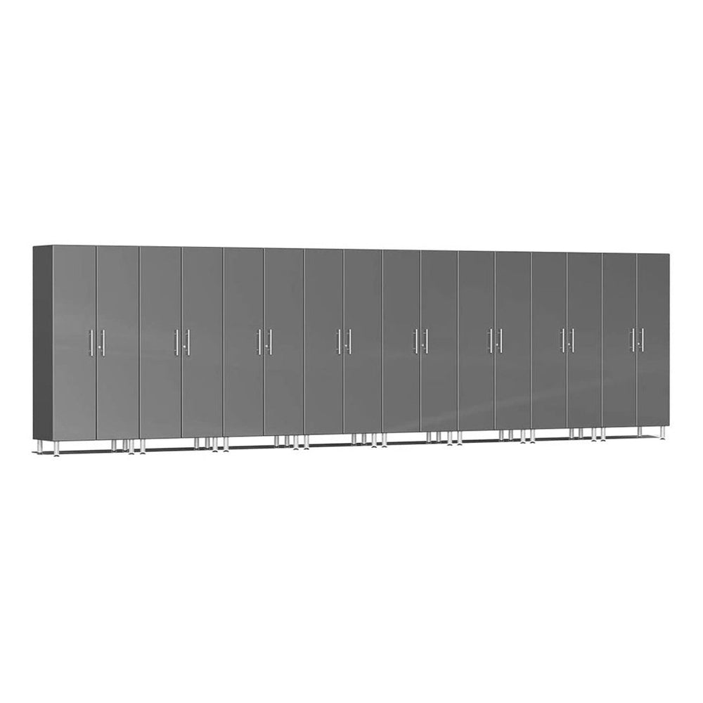 Ulti-MATE Garage 2-Door Tall Cabinet in Graphite Grey Metallic (8-Pack) | Garage Giant