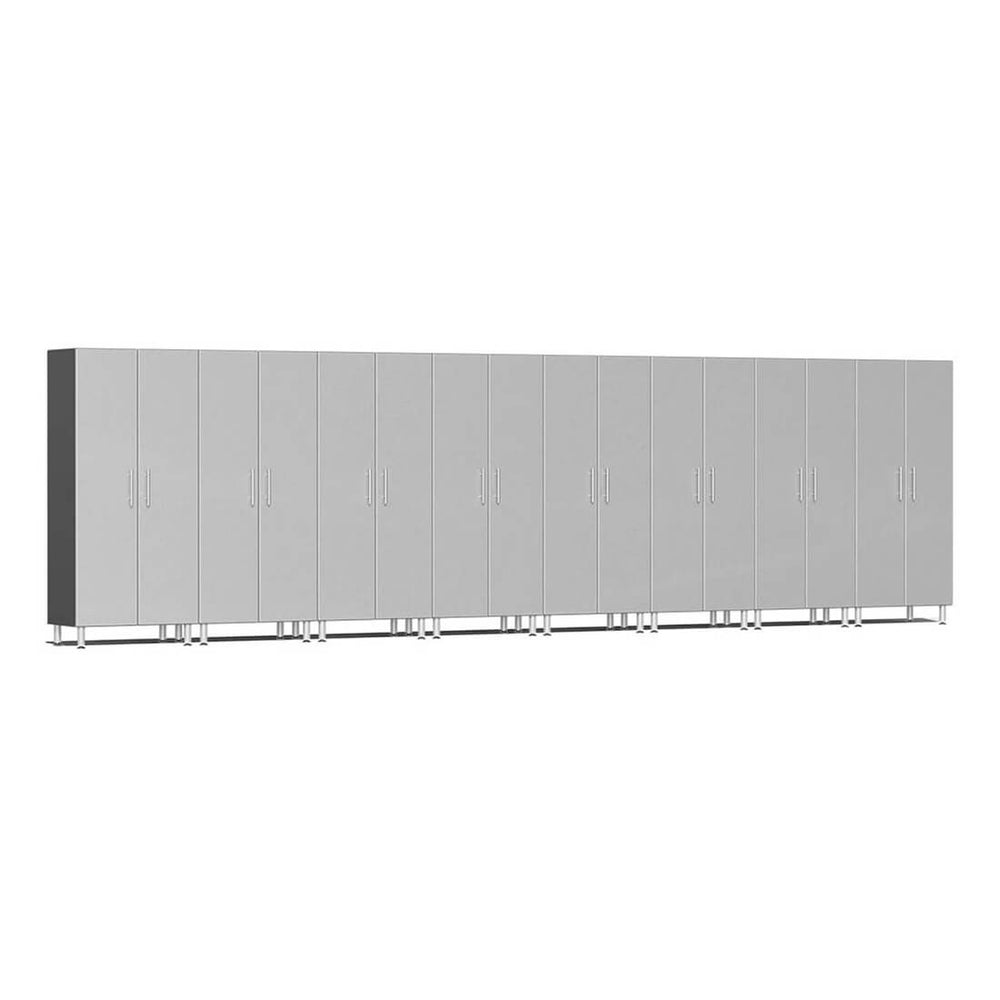 Ulti-MATE Garage 2-Door Tall Cabinet in Stardust Silver Metallic (8-Pack) | Garage Giant