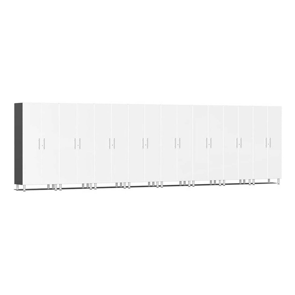 Ulti-MATE Garage 2-Door Tall Cabinet in Starfire White Metallic (8-Pack) | Garage Giant