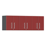 Ulti-MATE Garage 2-Door Wall Cabinet in Ruby Red Metallic (3-Pack) | Garage Giant 