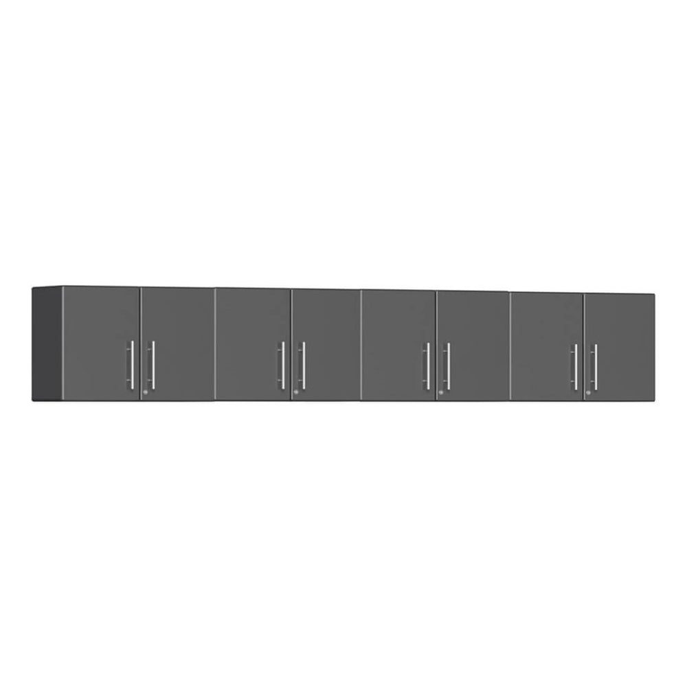 Ulti-MATE Garage 2-Door Oversized Wall Cabinet in Graphite Grey Metallic (4-Pack) | Garage Giant