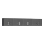 Ulti-MATE Garage 2-Door Oversized Wall Cabinet in Graphite Grey Metallic (4-Pack) | Garage Giant 