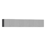 Ulti-MATE Garage 2-Door Oversized Wall Cabinet in Stardust Silver Metallic (4-Pack) | Garage Giant 