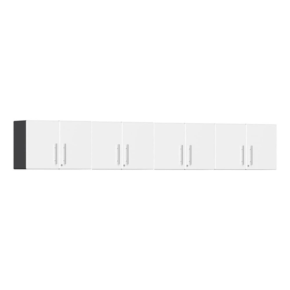 Ulti-MATE Garage 2-Door Oversized Wall Cabinet in Starfire White Metallic (4-Pack) | Garage Giant