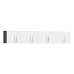 Ulti-MATE Garage 2-Door Oversized Wall Cabinet in Starfire White Metallic (4-Pack) | Garage Giant 