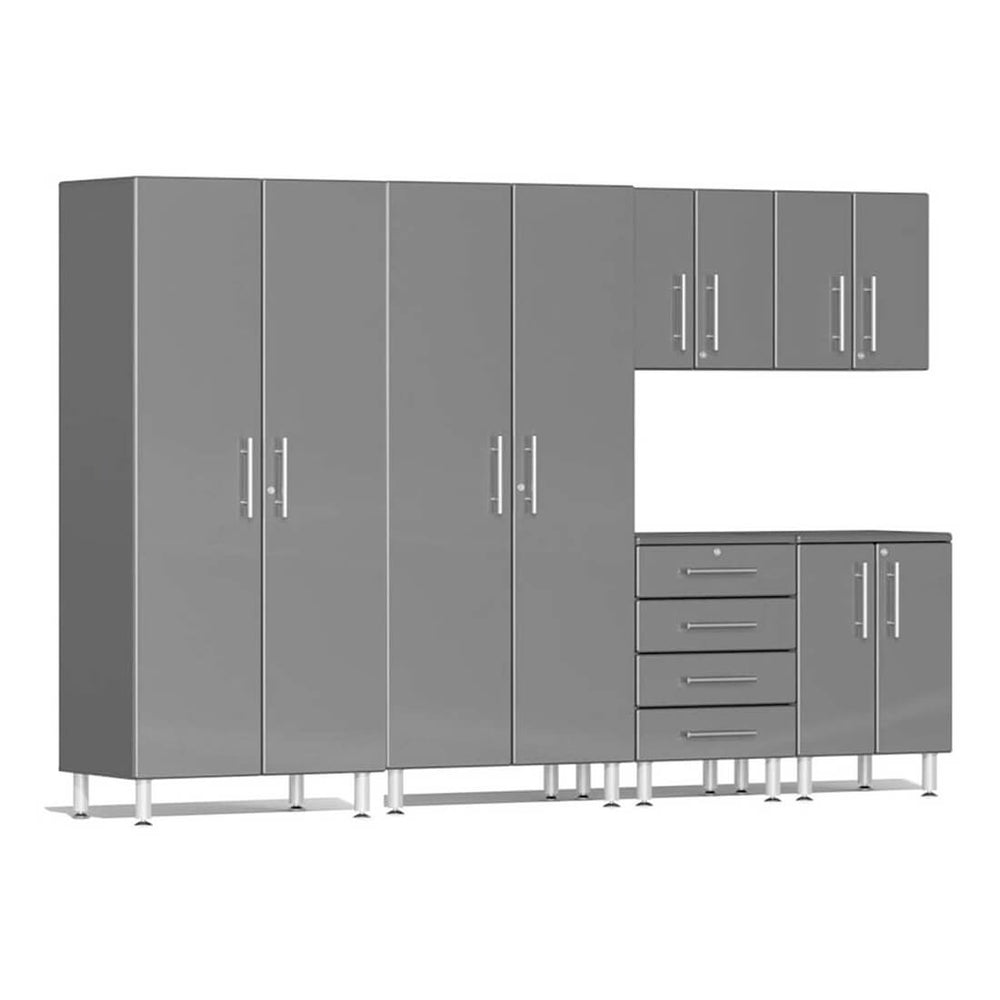 Ulti-MATE Garage 6-Piece Cabinet Kit in Graphite Grey Metallic | Garage Giant