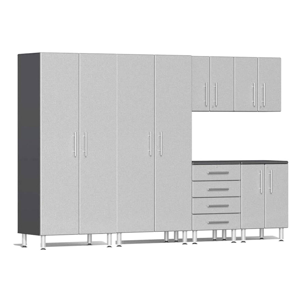 Ulti-MATE Garage 6-Piece Cabinet Kit in Stardust Silver Metallic | Garage Giant