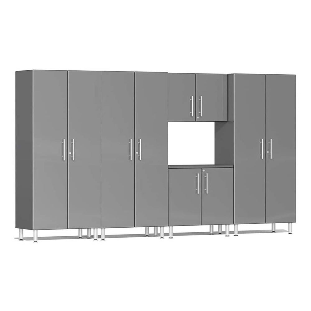 Ulti-MATE Garage 5-Piece Cabinet System in Graphite Grey Metallic | Garage Giant
