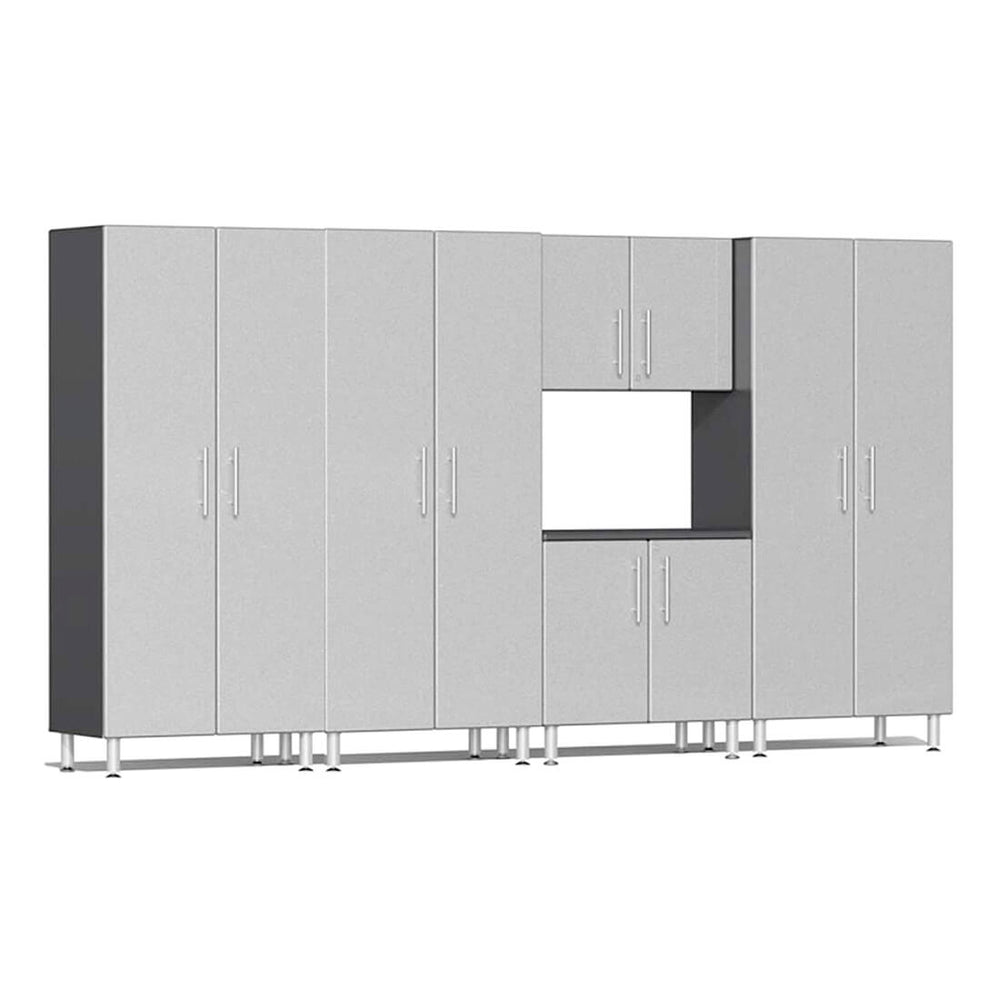 Ulti-MATE Garage 5-Piece Cabinet System in Stardust Silver Metallic | Garage Giant