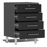 Ulti-MATE Garage 10-Piece Garage Cabinet Kit with Channeled Worktops in Midnight Black Metallic-UG24101B-Garage Giant 