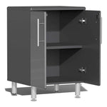Ulti-MATE Garage 10-Piece Garage Cabinet Kit with Channeled Worktops in Graphite Grey Metallic-UG24101G-Garage Giant 