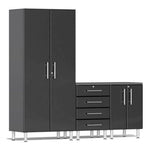 Ulti-MATE Garage 3-Piece Cabinet Kit in Midnight Black Metallic | Garage Giant 