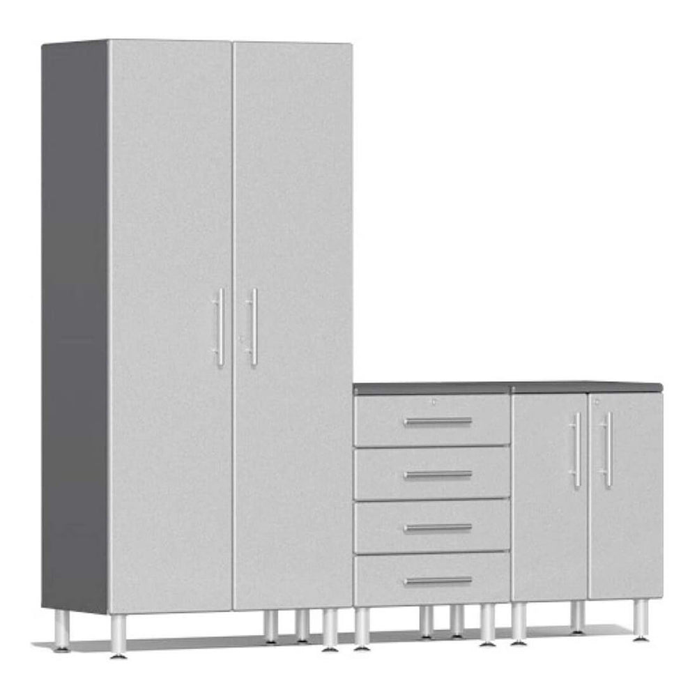 Ulti-MATE Garage 3-Piece Cabinet Kit in Stardust Silver Metallic | Garage Giant