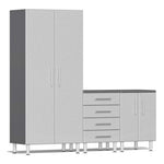 Ulti-MATE Garage 3-Piece Cabinet Kit in Stardust Silver Metallic | Garage Giant 
