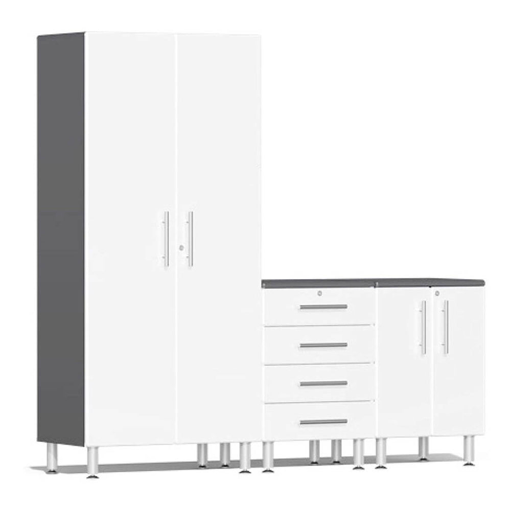 Ulti-MATE Garage 3-Piece Cabinet Kit in Starfire White Metallic | Garage Giant