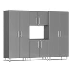 Ulti-MATE Garage 4-Piece Cabinet Kit in Graphite Grey Metallic | Garage Giant 