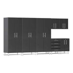 Ulti-MATE Garage 7-Piece Cabinet Kit in Midnight Black Metallic | Garage Giant 