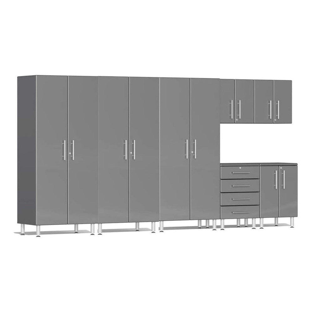 Ulti-MATE Garage 7-Piece Cabinet Kit in Graphite Grey Metallic | Garage Giant